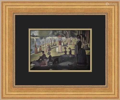 Georget Seurat A Sunday on the La Grande Jatte Custom Framed...