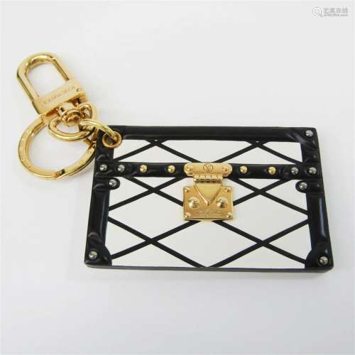 Louis Vuitton Keyring (White Black) Petit Mul M00004