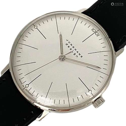 Junghans Max Bill Hand-Wound 027/3004.48 Stainless Steel Bla...