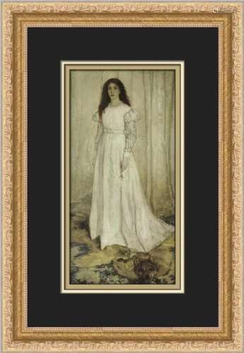 James Whistler The White Girl Custom Framed Print
