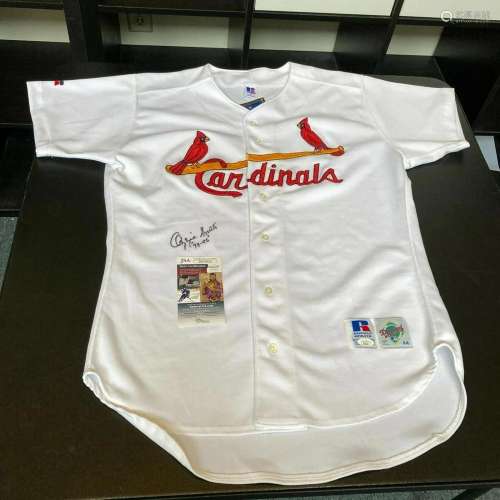 Ozzie Smith "78-96" Signed St. Louis Cardinals Gam...
