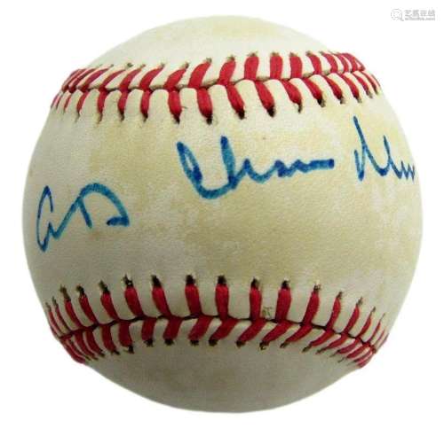 Happy Chandler HOF Autographed ONL Baseball Commissioner JSA