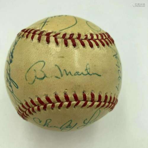 1979 New York Yankees Team Signed AL Baseball Billy Martin Y...