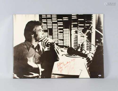 Historic Clint Eastwood Signed Large 24x34 Play Misty For Me...