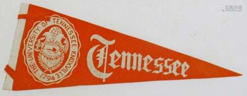 Tennessee Vols 1960 Pennant 30" Vintage 80166