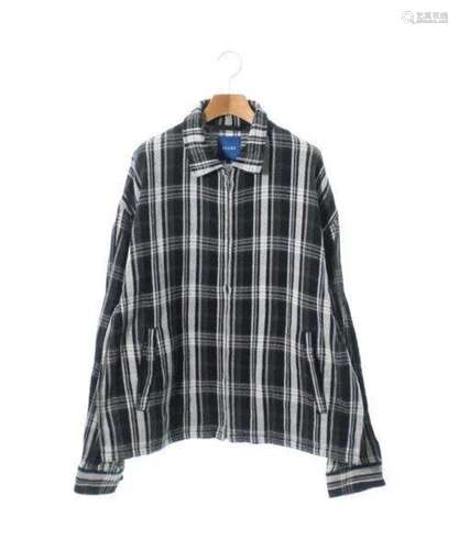 BEAMS Blouson BlackxWhitexGray(Check Pattern) M