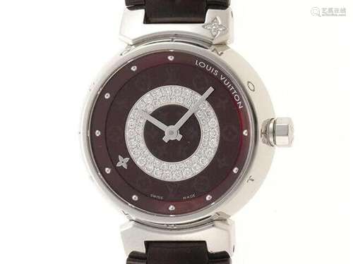 Louis Vuitton Tambour Disc PM Q121U Ladies Watch