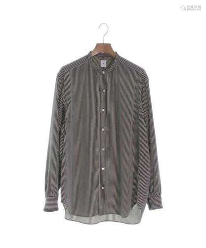 EDIFICE Casual Shirt BlackxBeige(Stripe Pattern) 1(Approx. S...