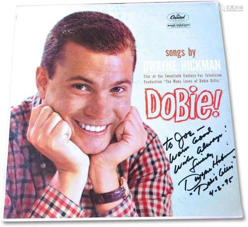 Dwayne Hickman Signed Autographed Record Album Cover Dobie! ...