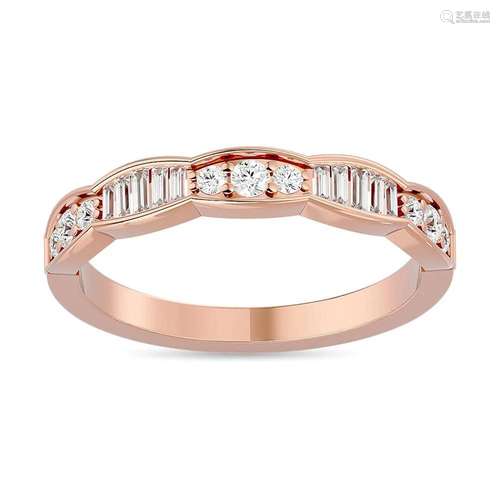 Diamond 1/3 ct tw Band in 14K Rose Gold