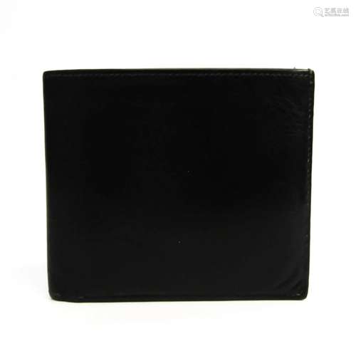 Hermes Osaka Unisex Buffalo Leather Bill Wallet (bi-fold) Bl...