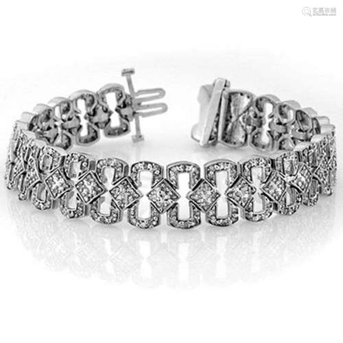 3.0 ctw Certified VS/SI Diamond Bracelet 14k White Gold