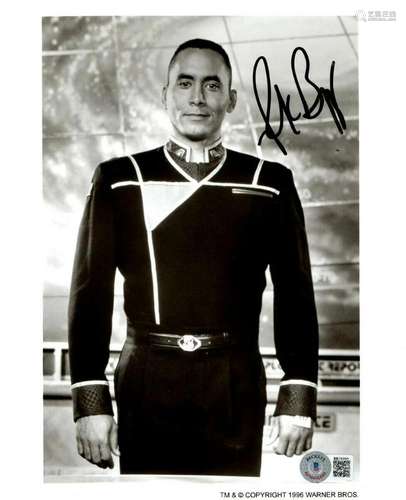 Richard Biggs Signed Autographed 8X10 Photo Babylon 5 BAS