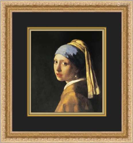 Vermeer The Girl with the Pearl Earring Custom Framed Print