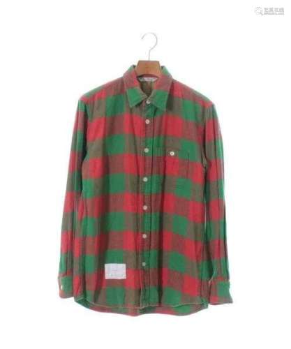 soe shirts Casual Shirt GreenxRed(Check Pattern) 40(Approx. ...