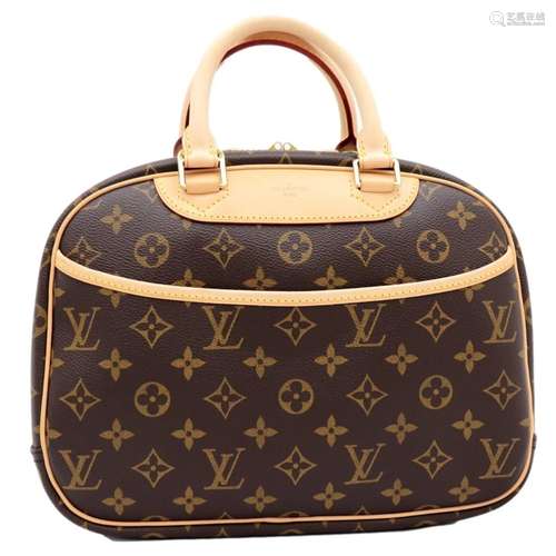 Louis Vuitton Trueville Monogram Handbag Women's Brown L...