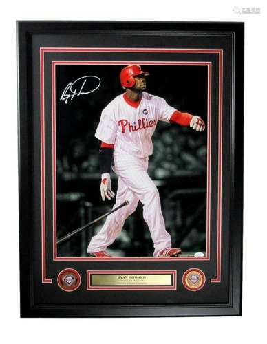 Ryan Howard Philadelphia Phillies Signed/Auto 16x20 Photo Fr...