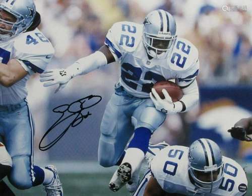 Emmitt Smith HOF Dallas Cowboys Signed/Autographed 16x20 Pho...