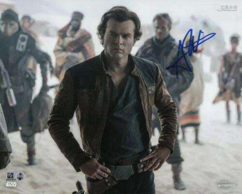 Alden Ehrenreich Signed Autographed 8X10 Photo Star Wars Han...