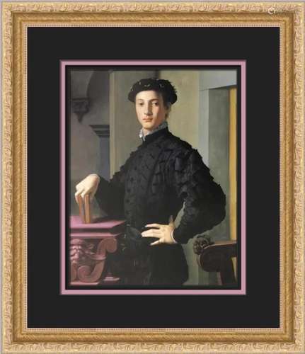 Bronzino Portrait of a Young Man Custom Framed Print