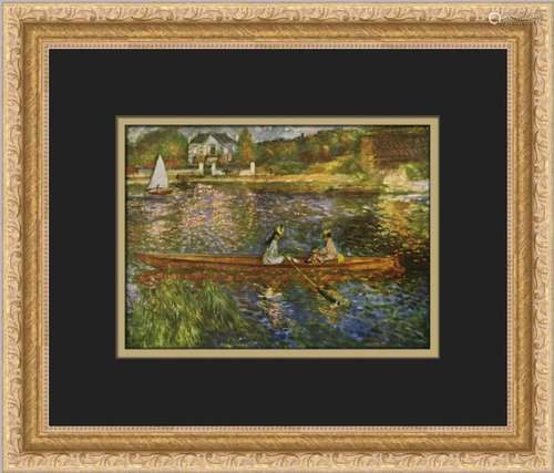 Pierre-Auguste Renoir The Seine at Asnieres Custom Framed Pr...