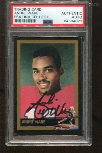 Andre Ware Signed 1993 Heisman Card Autographed Houston Coug...