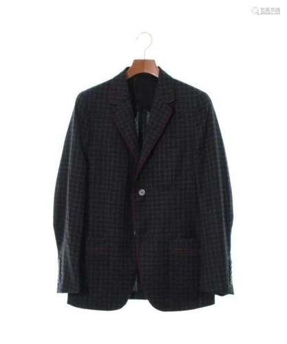 GUCCI Tailored jacket NavyxWhite etc.(Check Pattern) 44(Appr...