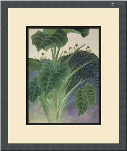 Jia Kede Joyful Spring Asian Art Custom Framed Print