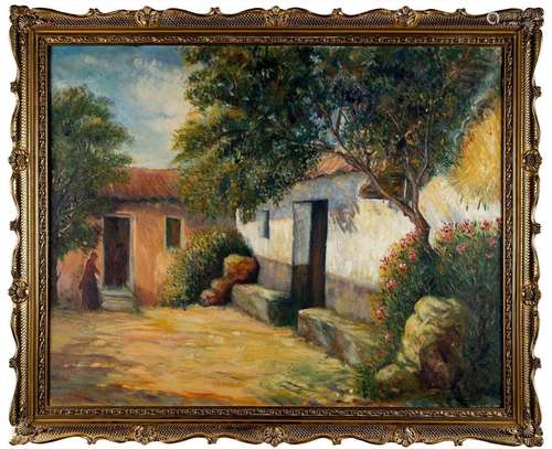 BERNARDO JARAMILLO 
PATIO
Huile sur toile