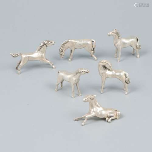 Silver miniature (6) - .800 silver - Netherlands - Mid 20th ...