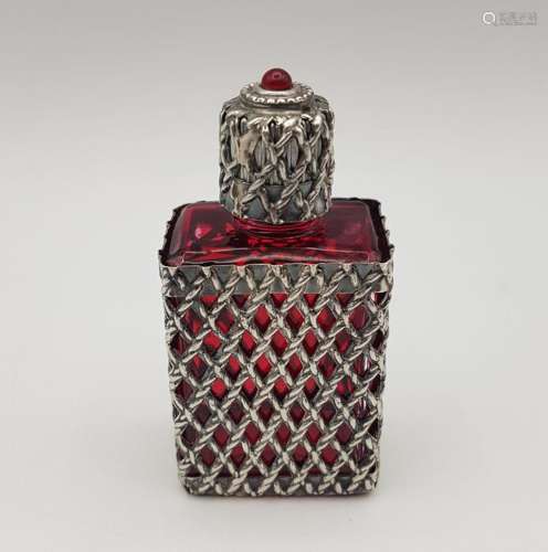 Perfume bottle (1) - Silver - Italy - 20th century