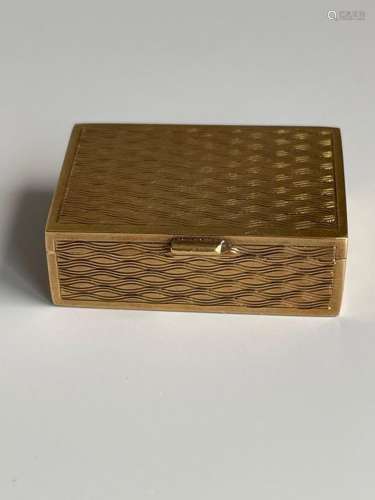 Box (1) - .750 (18 kt) gold - Brazil - Mid 20th century