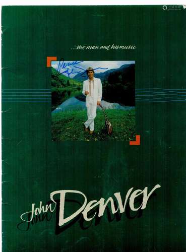 John Denver (1943-1997) Singer Programme The Man And His Mus...