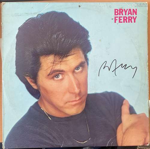 Bryan Ferry Roxy Music Singer Signed Cover Of 1973 Lp Record...