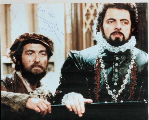 Tony Robinson signed 10x8 Blackadder colour photo. Good cond...