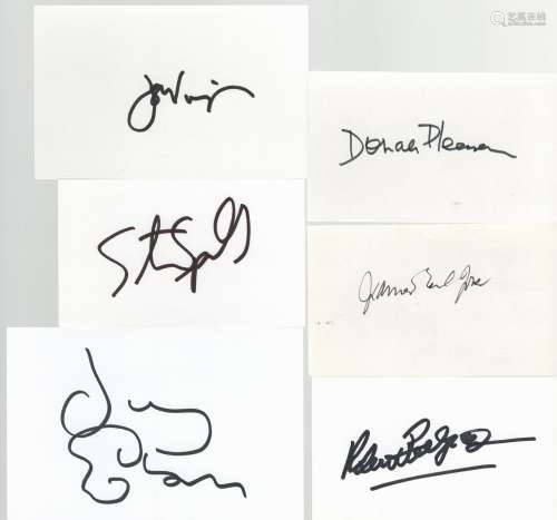 Film Legends Collection 6 signed white cards from legendary ...