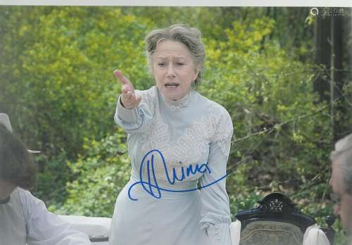Helen Mirren signed 12x8 colour photo. Good condition. All a...