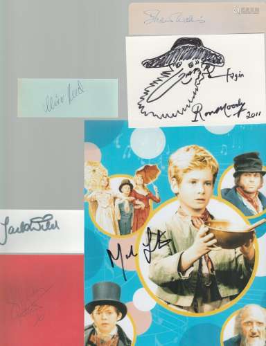 Oliver! a 10x8 film photo, signed by Mark Lester in the titl...