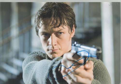 James McAvoy signed 12x8 colour photo. Good condition. All a...