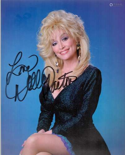 Dolly Parton signed 10x8 colour photo. Good condition. All a...