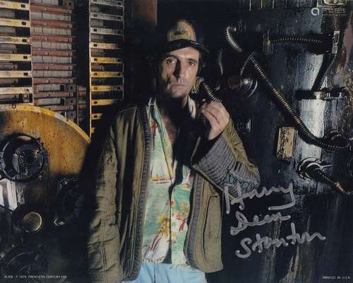 Super Sale! Alien Harry Dean Stanton (deceased) hand signed ...