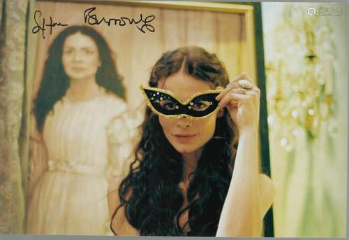 Saffron Burrows signed 12x8 colour photo. Good condition. Al...