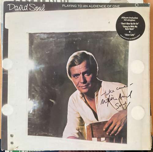 David Soul signed Playing to an Audience of One album record...