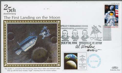 Astronaut Colonel Al Worden signed 25TH Anniversary The Firs...