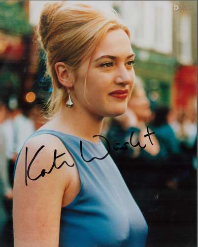 Kate Winslet signed 10x8 colour photo. Good condition. All a...