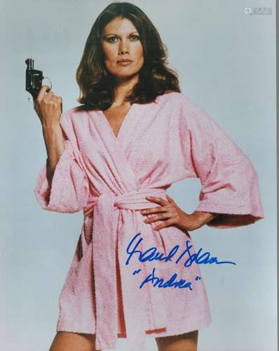 Maud Adams signed James Bond 10x8 colour photo. Good conditi...