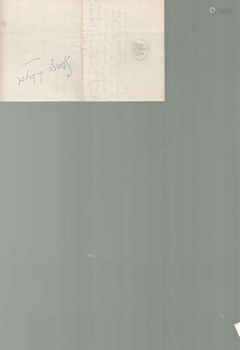 George Lloyd, 1st Baron Lloyd ALS Dated January 1923. 7 Page...