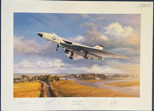 Vulcan Thunder by Nicolas Trudgian Colour Print Signed by 4 ...