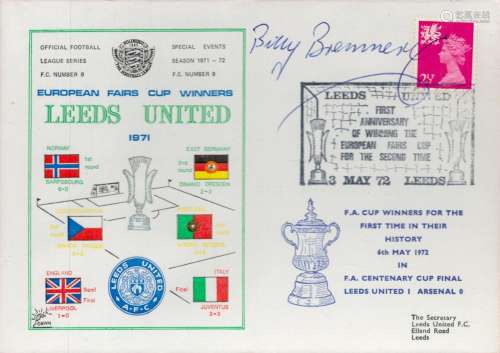 Billy Bremner signed European Fairs Cup Winners Leeds United...