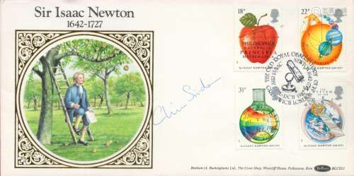 Clive Sinclair signed Sir Isaac Newton 1642-1727 Benham FDC ...